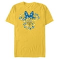thumbnail image 1 of Disney Minnie Mouse Icon Hanukkah Chanukah Dreidel Menorah - Short Sleeve Blended T-Shirt for Adults – Customized-Yellow, 1 of 5