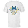 thumbnail image 1 of Disney Minnie Mouse Icon Hanukkah Chanukah Dreidel Menorah - Short Sleeve T-Shirt for Kids – Customized-White, 1 of 5