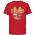thumbnail image 1 of Disney Minnie Mouse Icon Holiday Cheer - Short Sleeve Cotton T-Shirt for Adults - Customized-Red, 1 of 5
