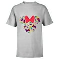 thumbnail image 1 of Disney Minnie Mouse Icon Kwanzaa - Short Sleeve T-Shirt for Kids – Customized-Athletic Heather, 1 of 5