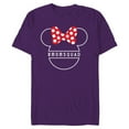 thumbnail image 1 of Disney Minnie Mouse Icon Mom Squad - Short Sleeve Blended T-Shirt for Adults - Customized-Purple, 1 of 5