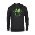 thumbnail image 1 of Disney Minnie Mouse Icon Shamrock Clovers St Patrick’s Day - Pullover Hoodie for Adults - Customized-Black, 1 of 5