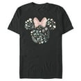 thumbnail image 1 of Disney Minnie Mouse Icon Spring Flowers - Short Sleeve Blended T-Shirt for Adults - Customized-Dark Heather, 1 of 5