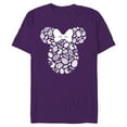 thumbnail image 1 of Disney Minnie Mouse Icon White Bunnies Easter - Short Sleeve Blended T-Shirt for Adults - Customized-Purple, 1 of 5
