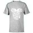 thumbnail image 1 of Disney Minnie Mouse Icon White Bunnies Easter - Short Sleeve T-Shirt for Kids - Customized-Athletic Heather, 1 of 5
