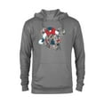 thumbnail image 1 of Disney Minnie Mouse Icon Winter Lodge Standard - Pullover Hoodie for Adults – Customized-Graphite Heather, 1 of 5