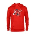 thumbnail image 1 of Disney Minnie Mouse Icon Winter Lodge Standard - Pullover Hoodie for Adults – Customized-Red Heather, 1 of 5