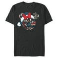 thumbnail image 1 of Disney Minnie Mouse Icon Winter Lodge Standard - Short Sleeve Blended T-Shirt for Adults – Customized-Dark Heather, 1 of 5