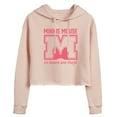 thumbnail image 1 of Disney - Minnie Mouse - In Bows We Trust - Juniors Cropped Pullover Hoodie, 1 of 5