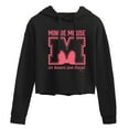 thumbnail image 1 of Disney - Minnie Mouse - In Bows We Trust - Juniors Cropped Pullover Hoodie, 1 of 5