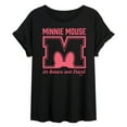 thumbnail image 1 of Disney - Minnie Mouse - In Bows We Trust - Women's Oversized T-Shirt, 1 of 5