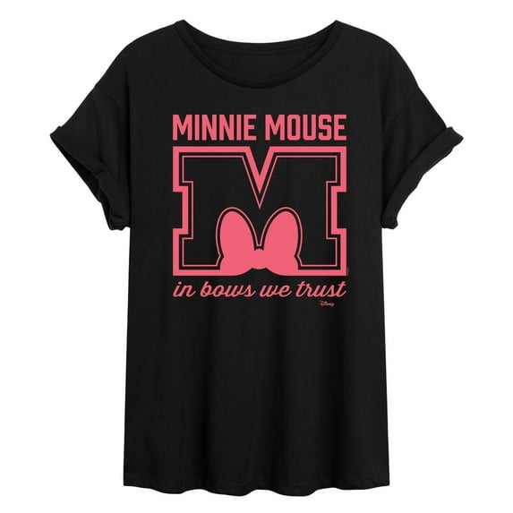 Disney - Minnie Mouse - In Bows We Trust - Women's Oversized T-Shirt