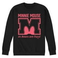 thumbnail image 1 of Disney - Minnie Mouse - In Bows We Trust - Men's Crew Neck Fleece Pullover, 1 of 5