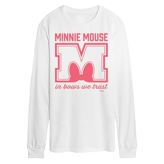 Disney - Minnie Mouse - In Bows We Trust - Men's Long Sleeve T-Shirt