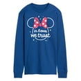 thumbnail image 1 of Disney - Minnie Mouse - In Bows We Trust - Men's Long Sleeve T-Shirt, 1 of 5