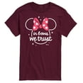 thumbnail image 1 of Disney - Minnie Mouse - In Bows We Trust - Men's Short Sleeve Graphic T-Shirt, 1 of 4