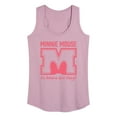 thumbnail image 1 of Disney - Minnie Mouse - In Bows We Trust - Women's Racerback Tank Top, 1 of 4