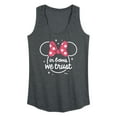 thumbnail image 1 of Disney - Minnie Mouse - In Bows We Trust - Women's Racerback Tank Top, 1 of 4