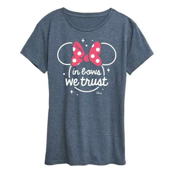 Disney - Minnie Mouse - In Bows We Trust - Women's Short Sleeve Graphic T-Shirt