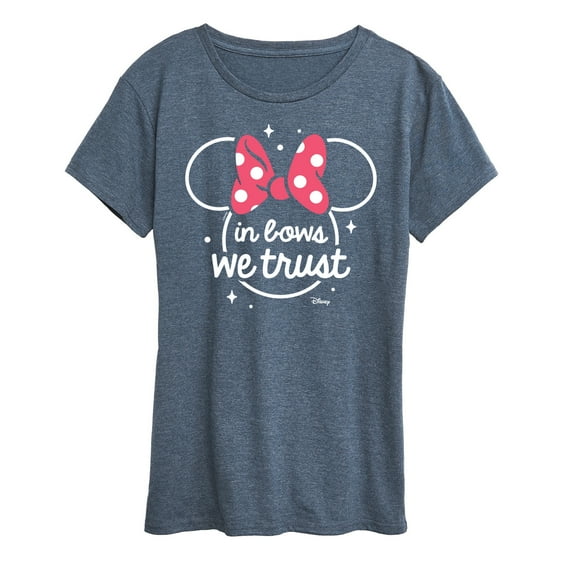 Disney - Minnie Mouse - In Bows We Trust - Women's Short Sleeve Graphic T-Shirt