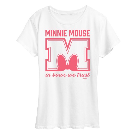 Disney - Minnie Mouse - In Bows We Trust - Women's Short Sleeve Graphic T-Shirt