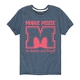 thumbnail image 1 of Disney - Minnie Mouse - In Bows We Trust - Youth Short Sleeve Graphic T-Shirt, 1 of 5