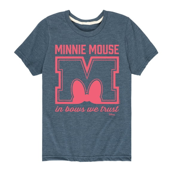 Disney - Minnie Mouse - In Bows We Trust - Youth Short Sleeve Graphic T-Shirt
