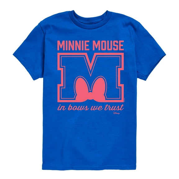 Disney - Minnie Mouse - In Bows We Trust - Youth Short Sleeve Graphic T-Shirt