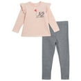 thumbnail image 1 of Disney Minnie Mouse Infant Baby Girls Fleece Sweatshirt and Leggings Outfit Set Infant to Toddler, 1 of 3