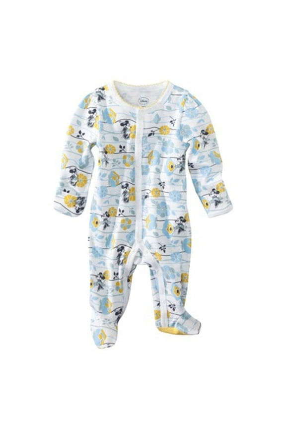 Disney Minnie Mouse Infant Girls Snap Front Sleep and Play Newborn