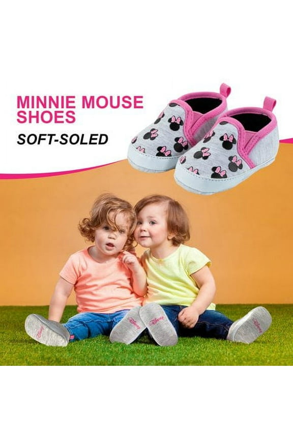 Minnie Mouse Infant Soft Sole Slip-On Shoes