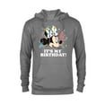 thumbnail image 1 of Disney Minnie Mouse It's My Birthday - Pullover Hoodie for Adults -Customized-Graphite Heather, 1 of 5