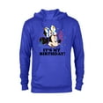 thumbnail image 1 of Disney Minnie Mouse "It's My Birthday!" - Pullover Hoodie for Adults -Customized-Royal Heather, 1 of 5