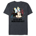 thumbnail image 1 of Disney Minnie Mouse "It's My Birthday!" - Short Sleeve Blended T-Shirt for Adults -Customized-Navy Heather, 1 of 5
