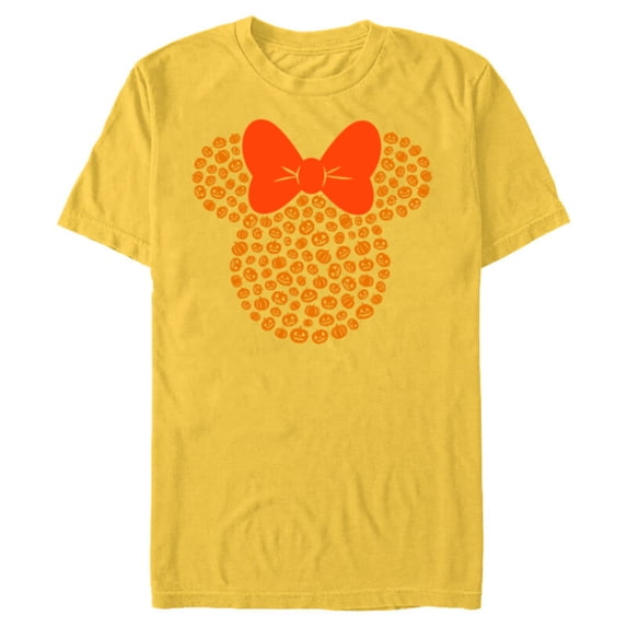 Disney Minnie Mouse Jack-O'-Lanterns Halloween - Short Sleeve Blended T-Shirt for Adults - Customized-Putty Snow Heather