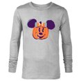 thumbnail image 1 of Disney Minnie Mouse Jack-o’-Lantern Halloween - Long Sleeve T-Shirt for Men - Customized-Athletic Heather, 1 of 5