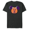 thumbnail image 1 of Disney Minnie Mouse Jack-o’-Lantern Halloween - Short Sleeve Blended T-Shirt for Adults - Customized-Dark Heather, 1 of 5
