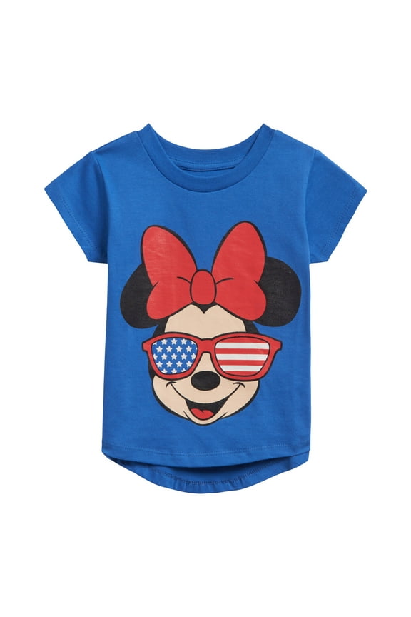 Minnie Mouse July 4th Big Girls T-Shirt Infant to Big Kid