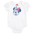 thumbnail image 1 of Disney Minnie Mouse July 4th Bodysuit Newborn to Infant, 1 of 5
