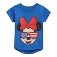 thumbnail image 1 of Disney Minnie Mouse July 4th Toddler Girls T-Shirt Infant to Big Kid, 1 of 4