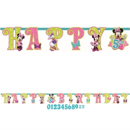 Disney Minnie Mouse Bowtique Jumbo Letter Banner Combo Pack