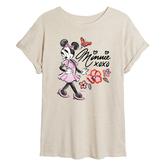 Disney - Minnie Mouse - Juniors Ideal Flowy Muscle T-Shirt