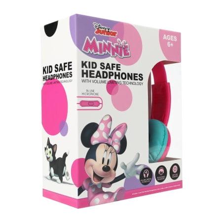 Disney Minnie Mouse Kid Safe Headphones