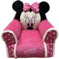 thumbnail image 1 of Disney Minnie Mouse Kids Figural Bean Bag Chair with Sherpa Trimming, Multi-Color, 1 of 6