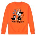 thumbnail image 1 of Disney - Minnie Mouse - Kitten Ex-purr-t - Men's Crew Neck Fleece Pullover, 1 of 6