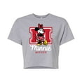 thumbnail image 1 of Disney - Minnie Mouse - Large Collegiate M - Juniors Cropped Cotton Blend T-Shirt, 1 of 5