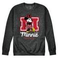 thumbnail image 1 of Disney - Minnie Mouse - Large Collegiate M - Men's Crew Neck Fleece Pullover, 1 of 6