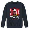 thumbnail image 1 of Disney - Minnie Mouse - Large Collegiate M - Men's Crew Neck Fleece Pullover, 1 of 5