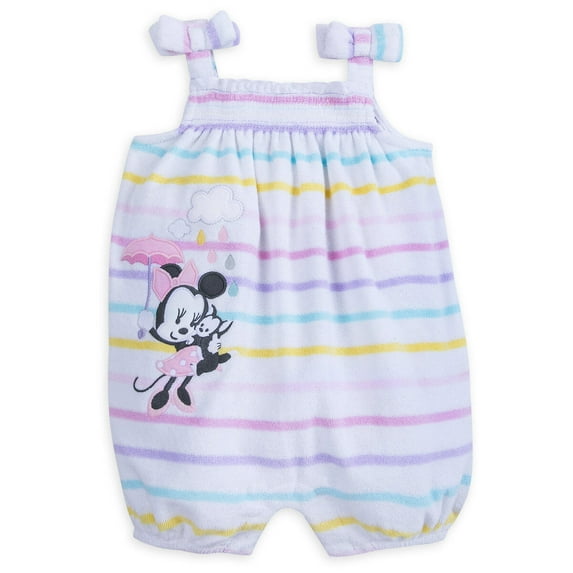 Disney Minnie Mouse Layette Terry cloth Bubble Romper (3-6M)
