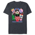 thumbnail image 1 of Disney Minnie Mouse Legs Christmas Holiday Do Not Disturb - Short Sleeve Blended T-Shirt for Adults - Customized-Navy Heather, 1 of 5
